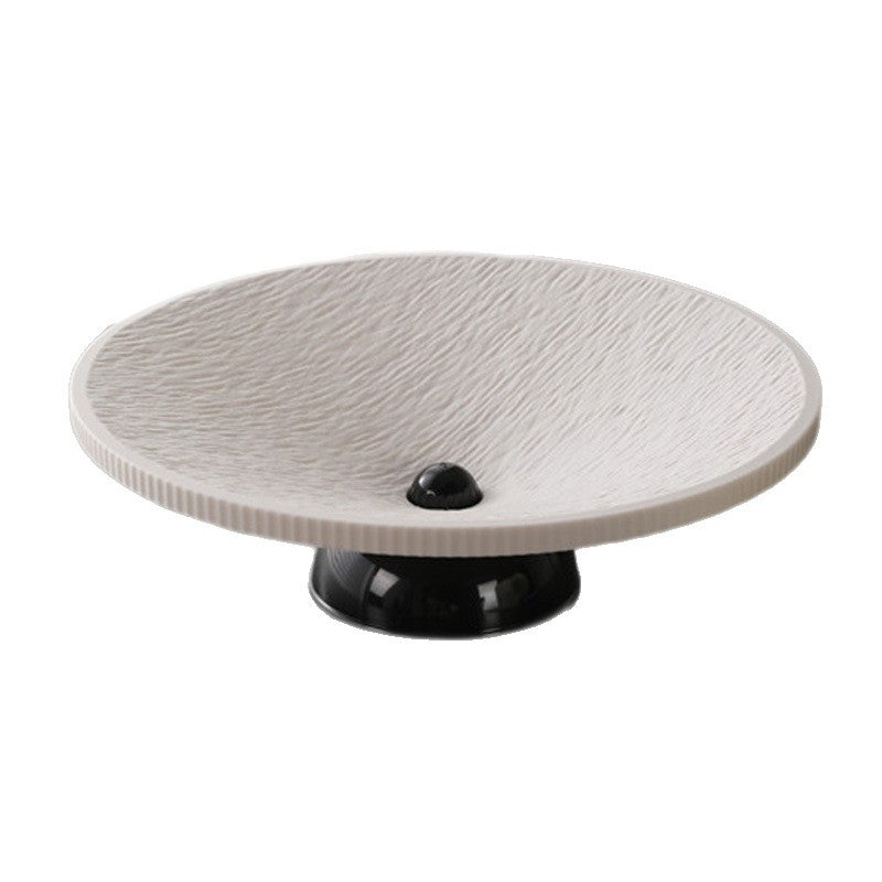 Minimalist Dried Fruit Serving Tray - Light Luxury Vintage Plastic Dinnerware