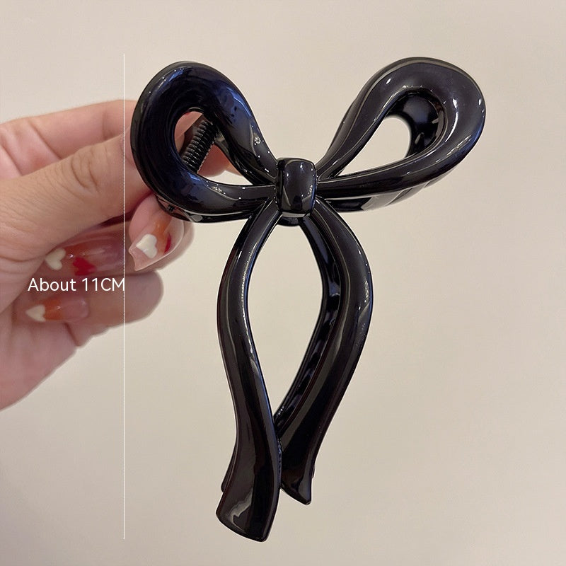 Acrylic Bow Claw Clip - Korean Style Hair Accessory