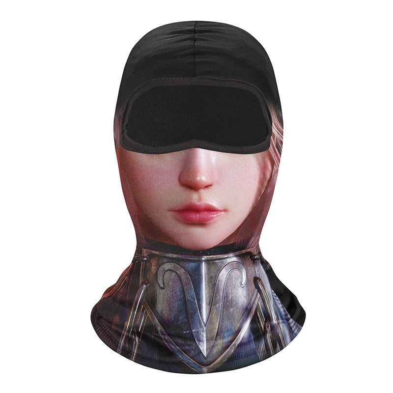 Winter Motorcycle Face Mask - Fleece-Lined Neck Warmer for Men & Women