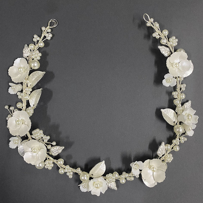 Flower Bride Hairband - Alloy Hair Accessory