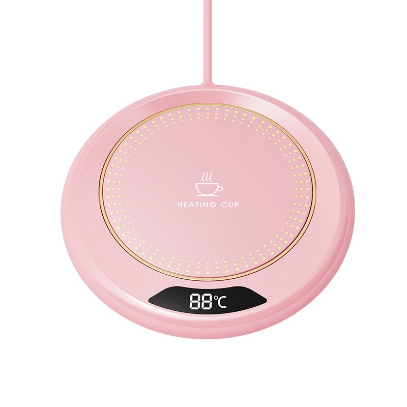 Adjustable Temperature Coaster with 3 Gears - 55°C to 75°C USB Home Heating Coaster