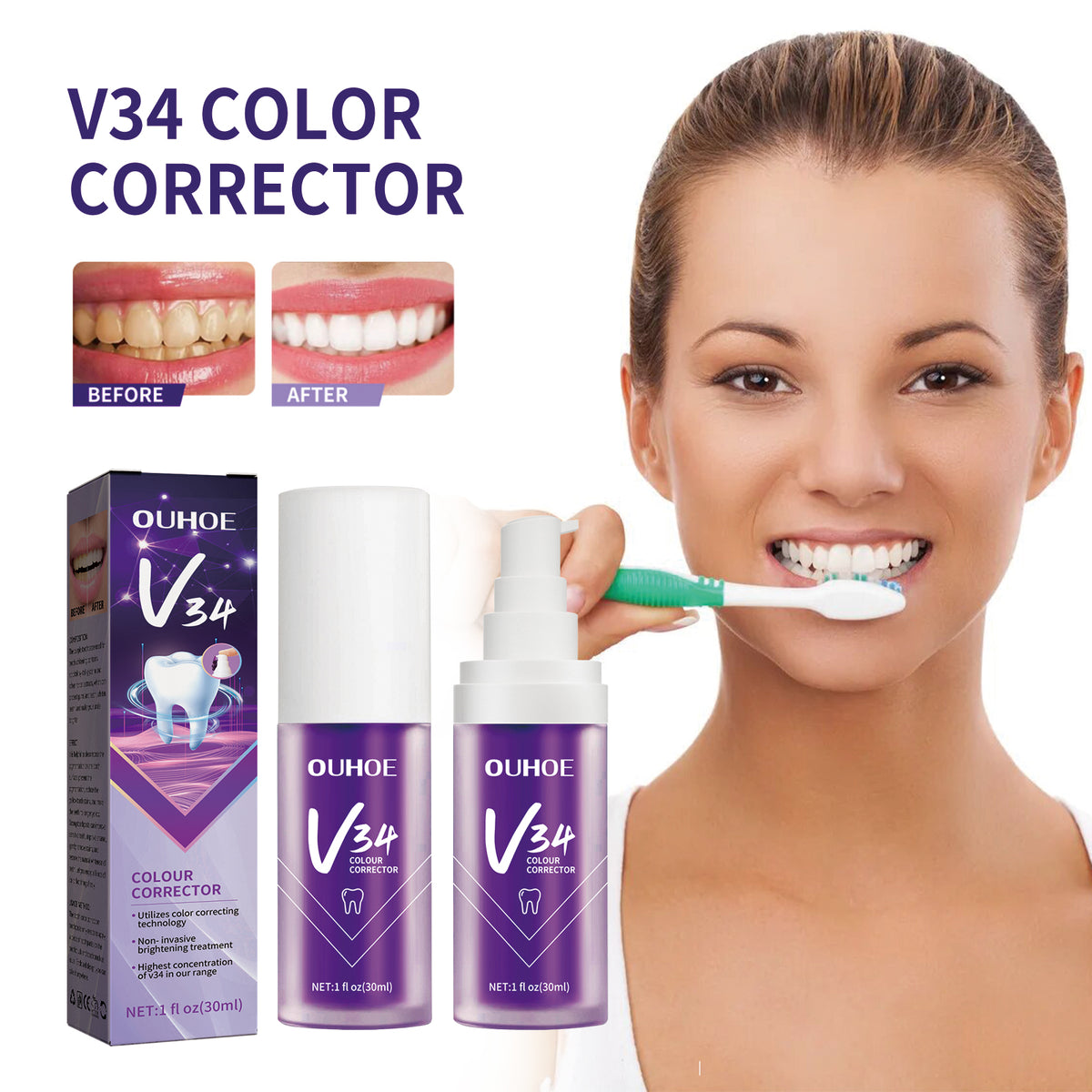 Purple Whitening Toothpaste 30ml