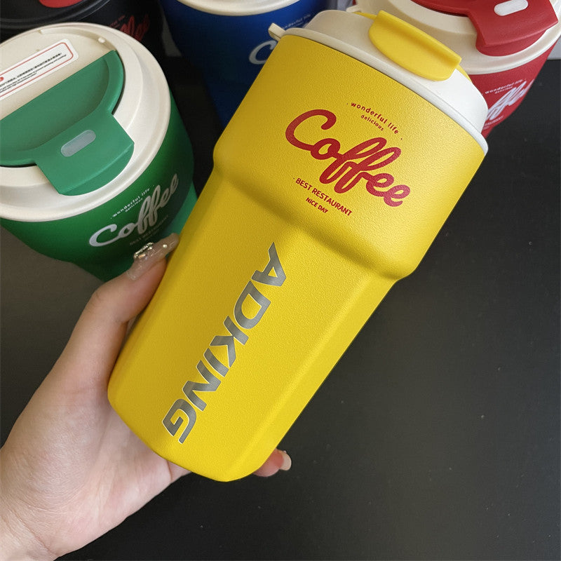 Food Grade Stainless Steel Coffee Cup with Insulation - 420ml