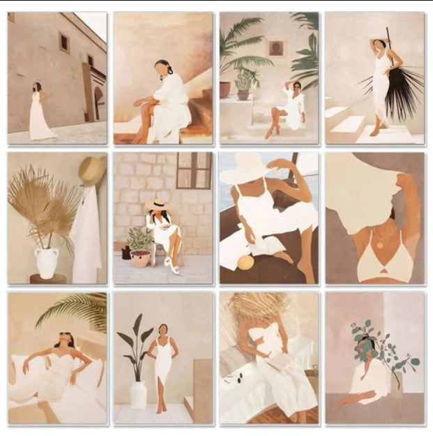 DIY Color Filling Oil Painting Kit - Hand-Painted Canvas for Art Enthusiasts