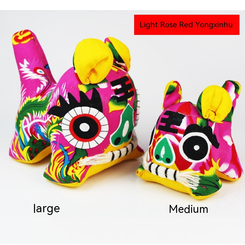 Handmade Cloth Tiger Chinese Style Folk Art Gift - Multiple Variants