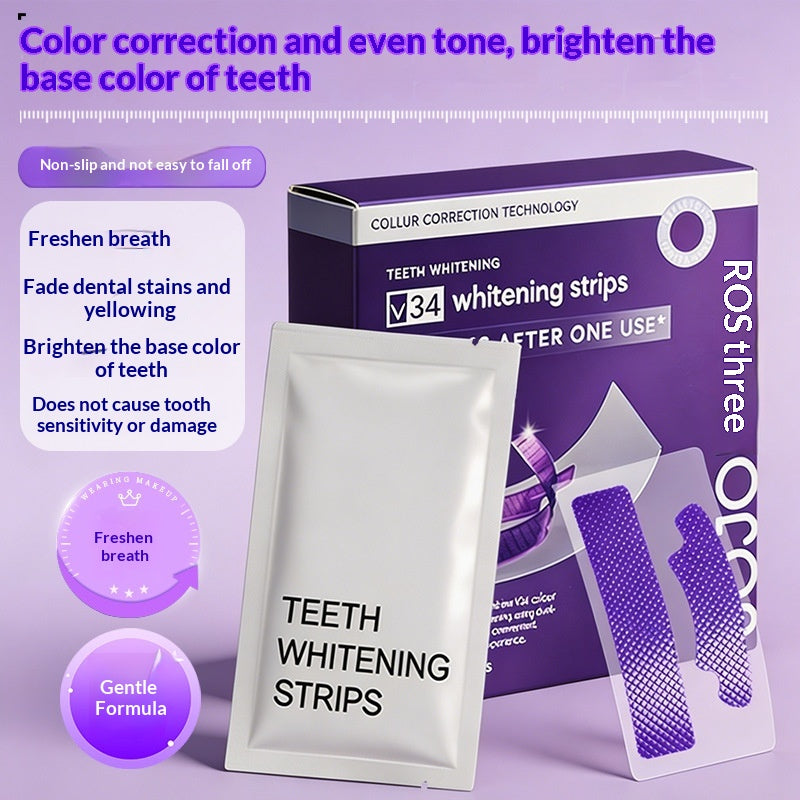 Tea And Tobacco Stain Removal Gentle Teeth-Cleaning Strips