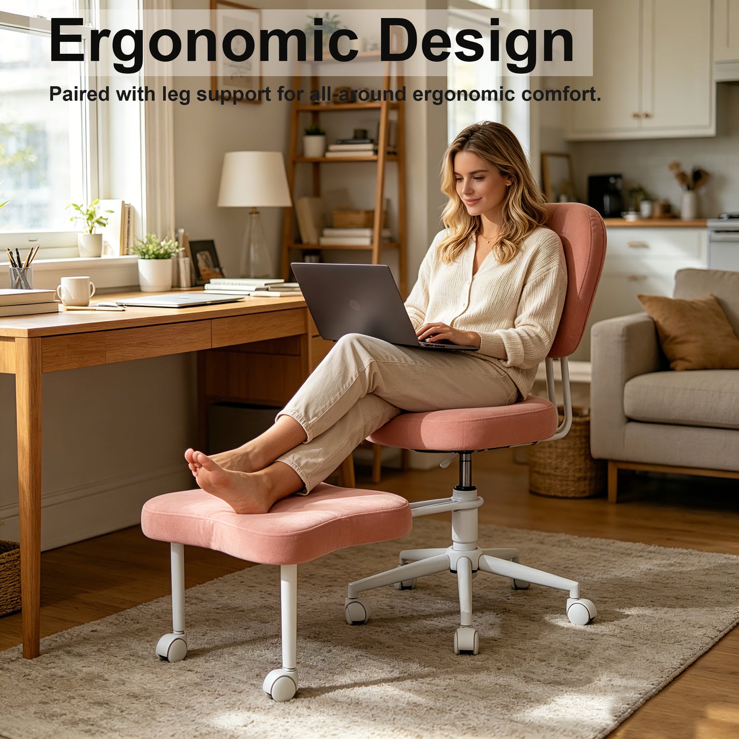 Meditation Chair, An Ergonomic Cross-legged Seating Chair With Lumbar