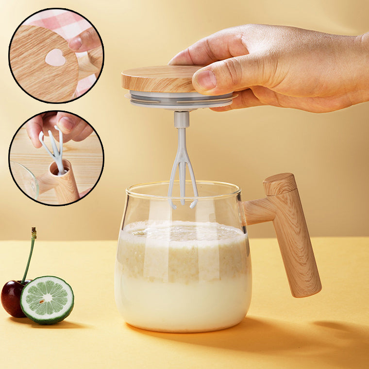 Self-Stirring Coffee Mug 400ML Electric Mixing Cup for Hot & Cold Drinks