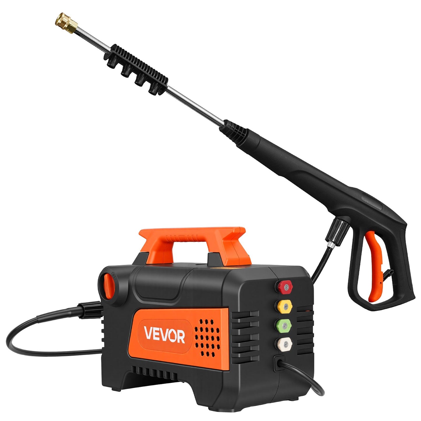 Electric Pressure Washer 1958 Max PSI 2.5 Max GPM Portable Power Cleaner for Cars & Driveways