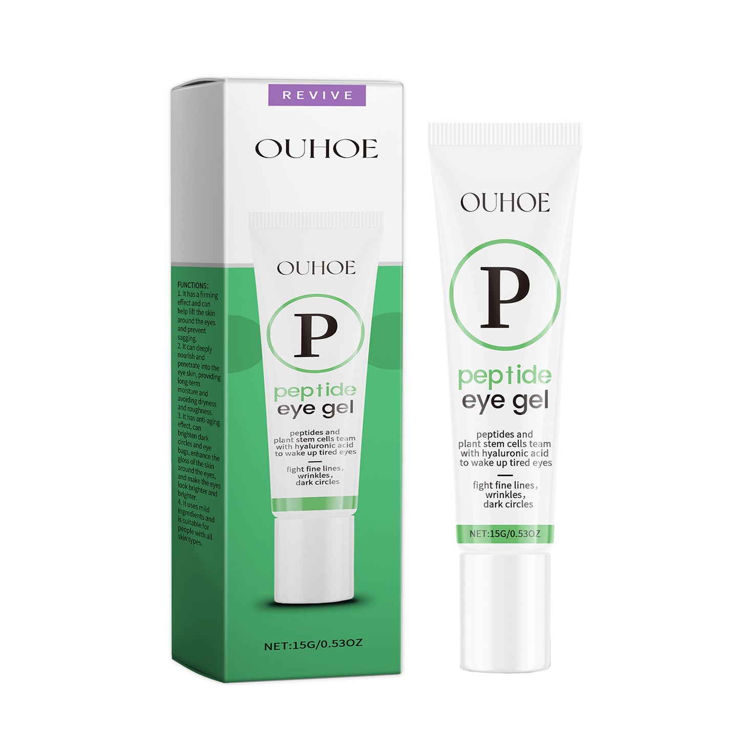 Peptide Protein Eye Gel - Firming & Brightening Eye Treatment, 15g