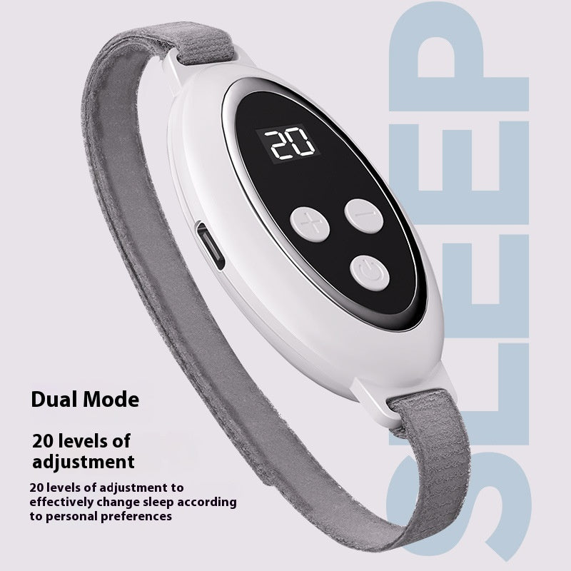 EMS Pulse Sleep Aid Handheld Massager - White Noise - Rechargeable