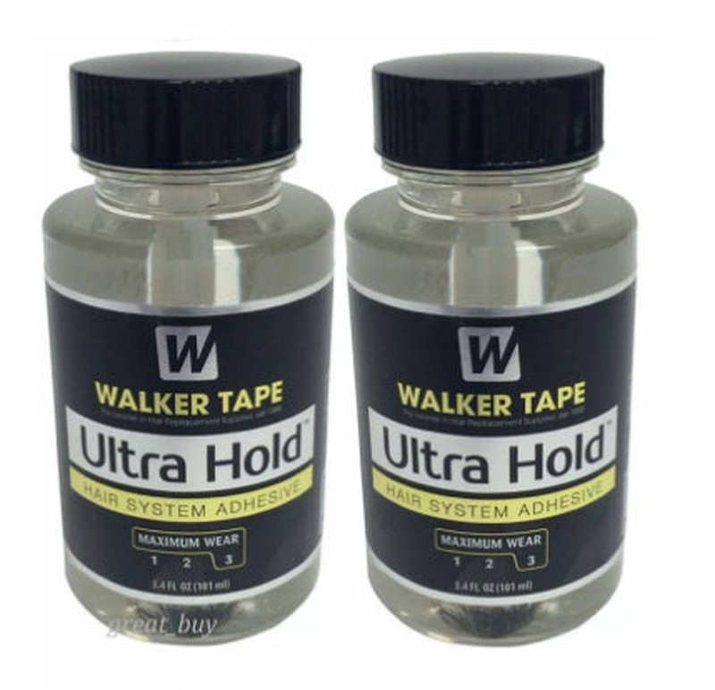 Hair Extension Tape Glue Salon Bundle - Black, 101ml & 41.4ml Variants