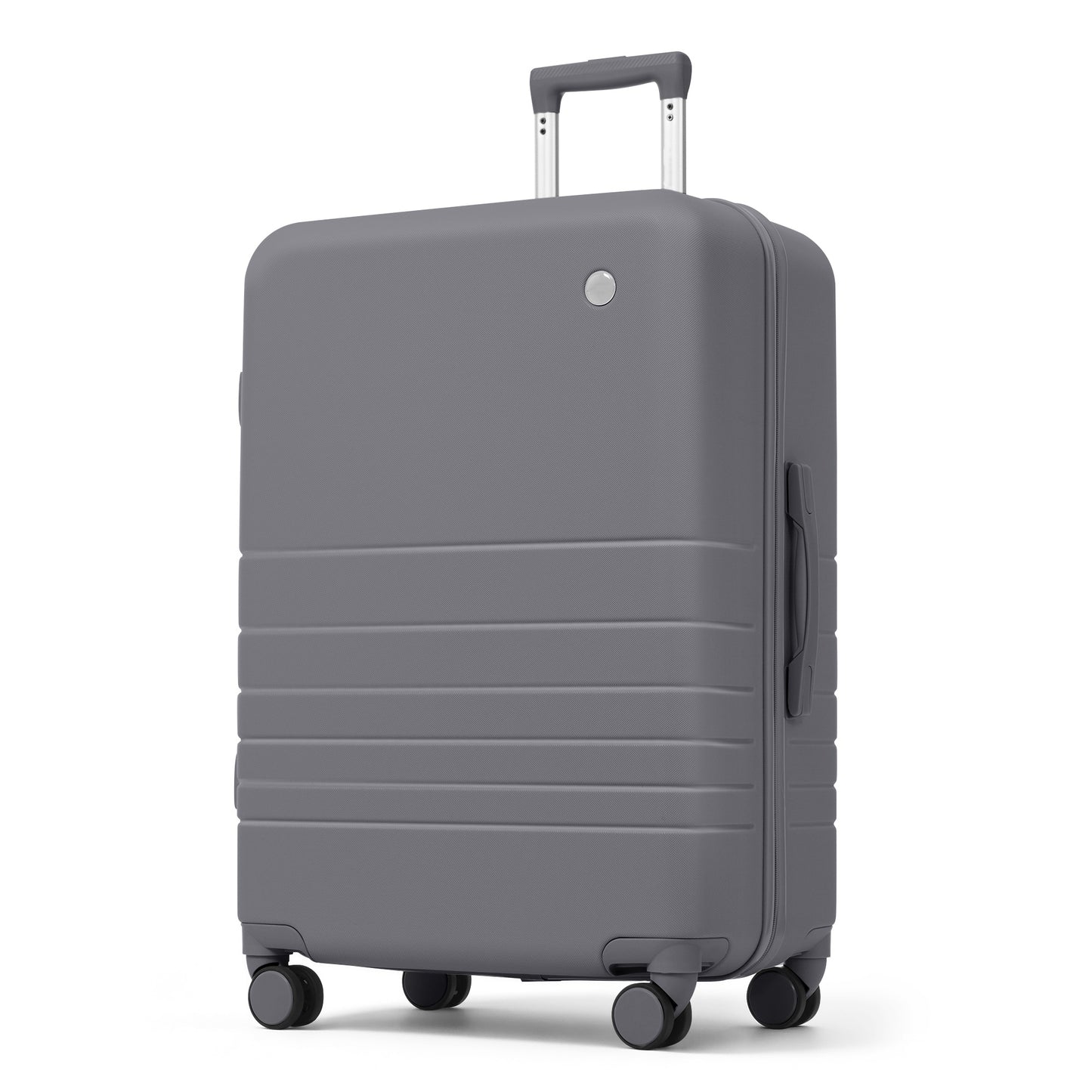 4-Piece Luggage Set with USB Charging Ports - Grey