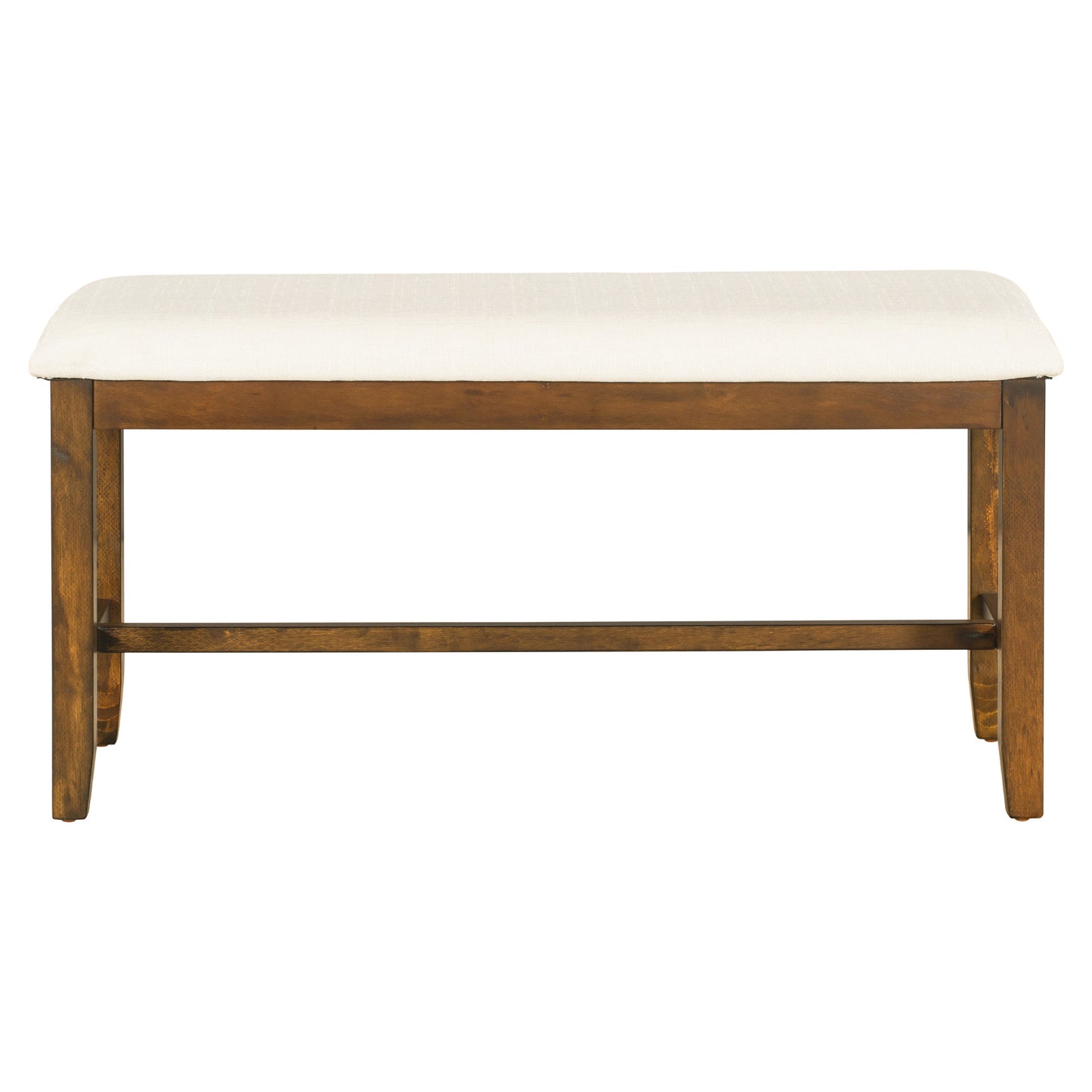 6-Piece Wooden Dining Table Set with Chairs and Bench - Natural Cherry