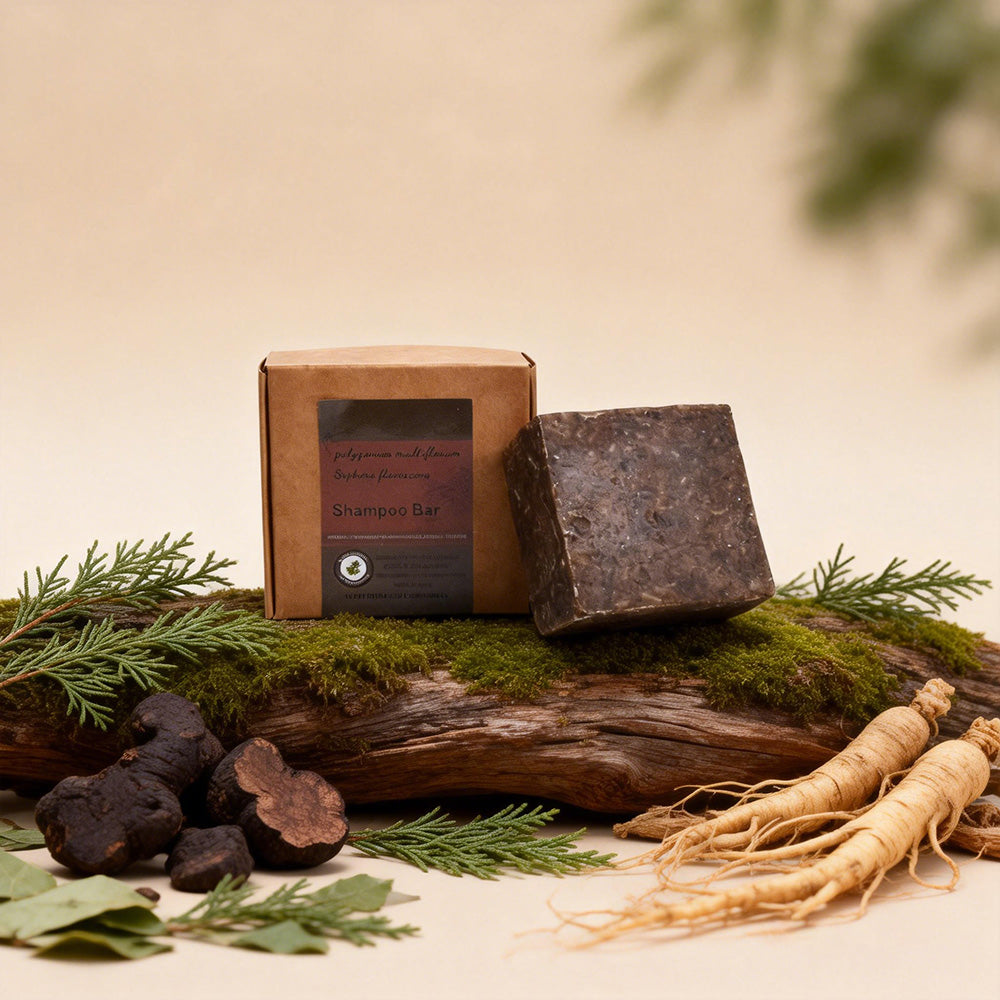 Fo-Ti Shampoo Bar 90g - Square