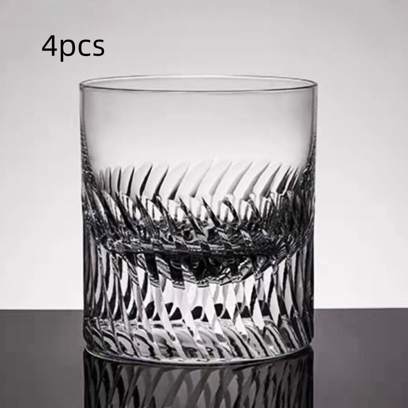 Wine Knot Handmade Carved Crystal Glass Drinkware - Multiple Variants