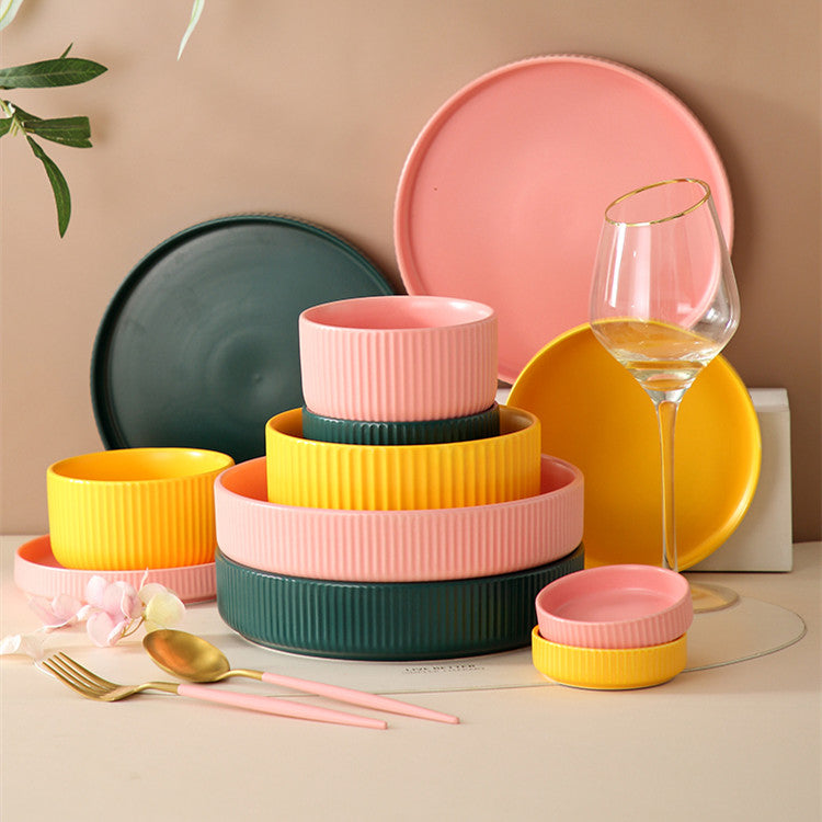 Ceramic Oven Baking Bowl Set - Food Safe, Multi-Size & Color Options