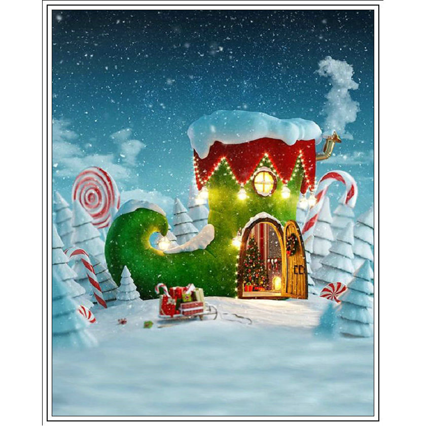 Rhinestone Painted Crystal Diamond Painting Kit for DIY Embroidery