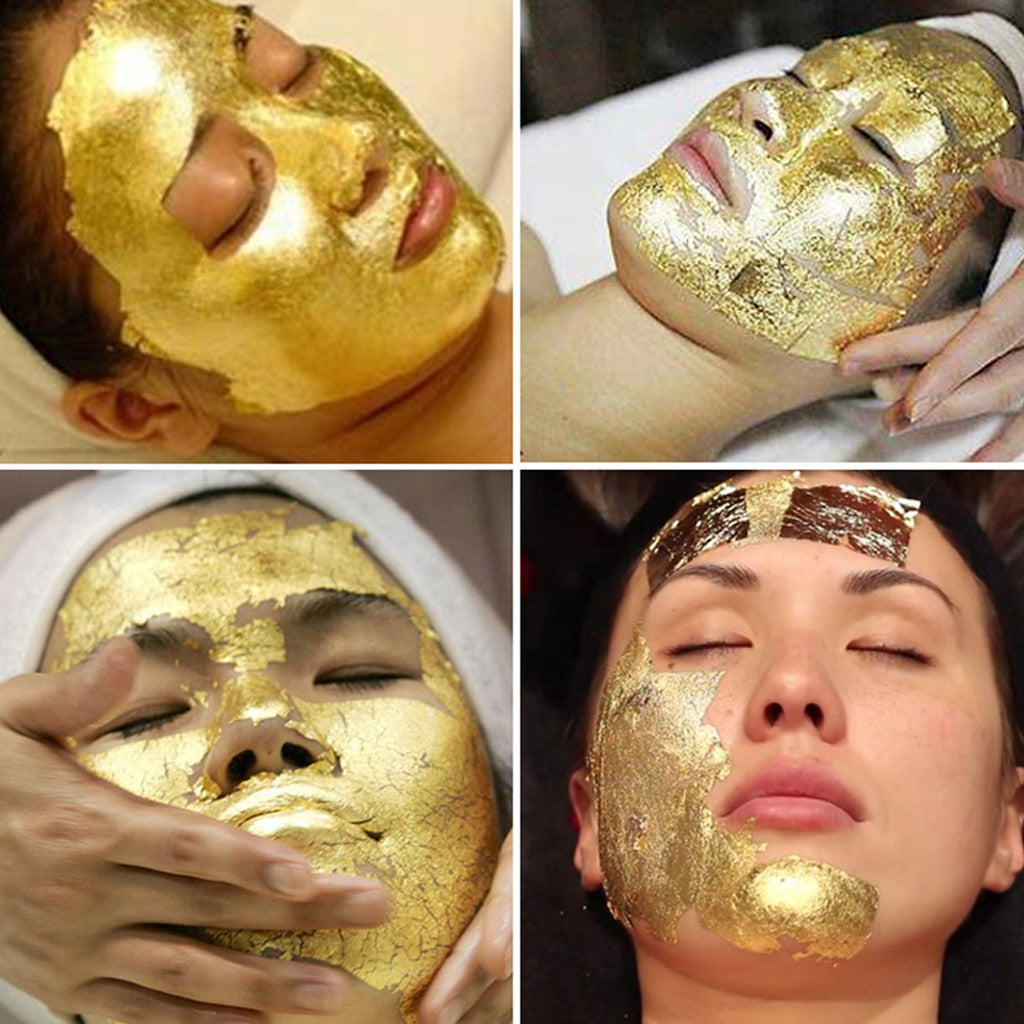 Edible Gold Leaf Foil Sheets for Cake Decorating and Skincare