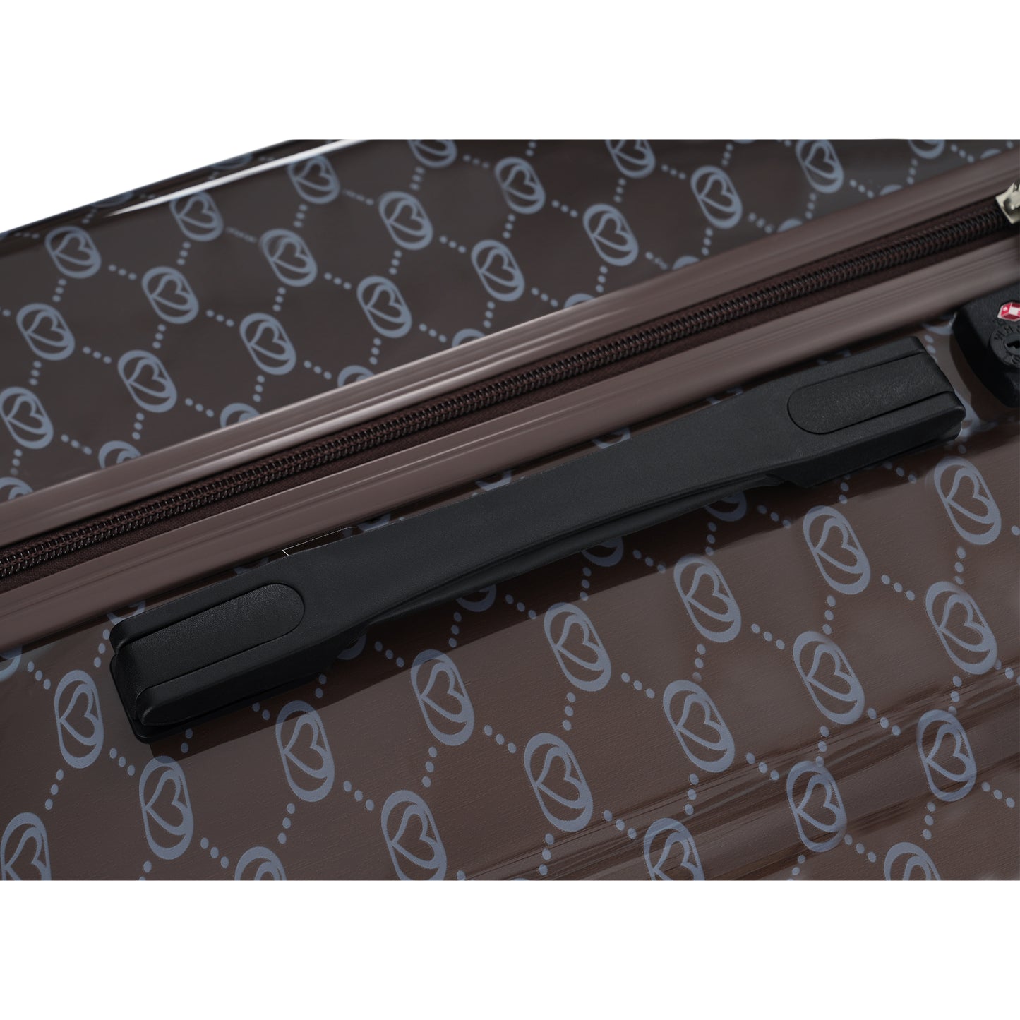 5-Piece Hardside Luggage Set with TSA Lock - Brown