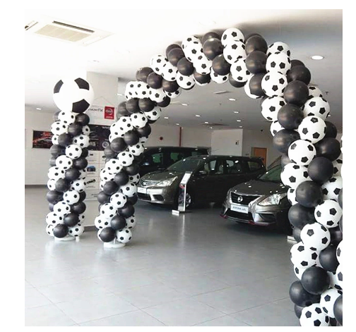 Children's Sports Balloon Set - Basketball & Football Theme, 50-100PCS