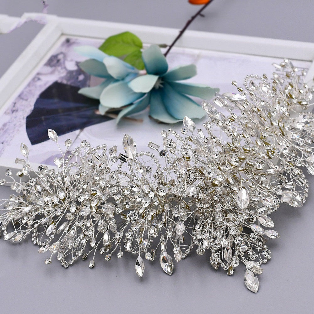 Bridal Tiara Wedding Crystal Crown Rhinestone Headpiece