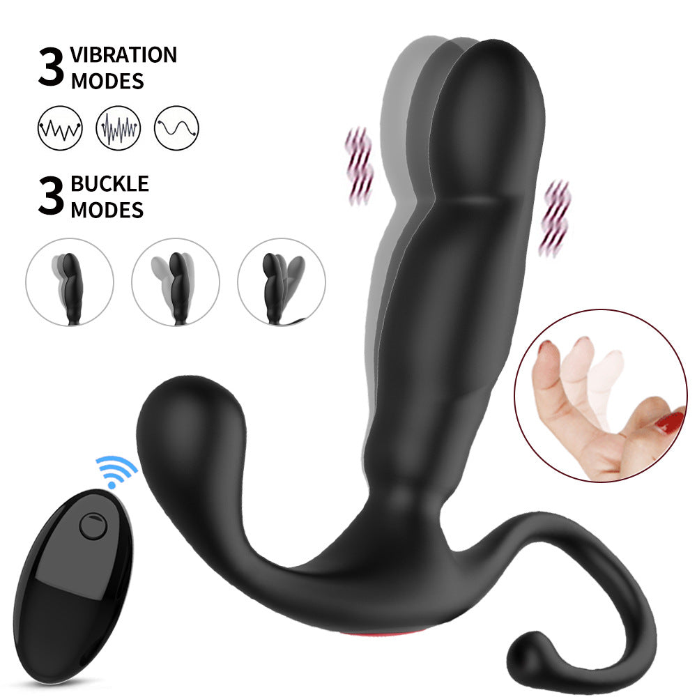 Rechargeable Vibration Massager with Silicone Plug and Remote Control