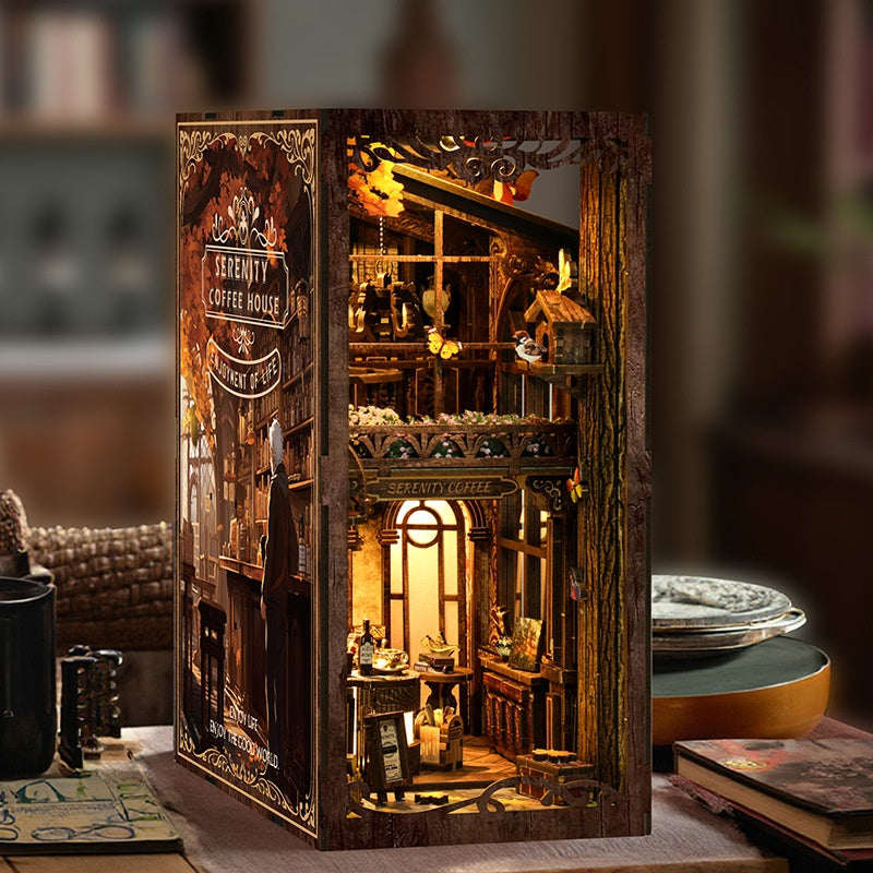Wooden Book Stand Creative Home Decor - Multi-Color Variants