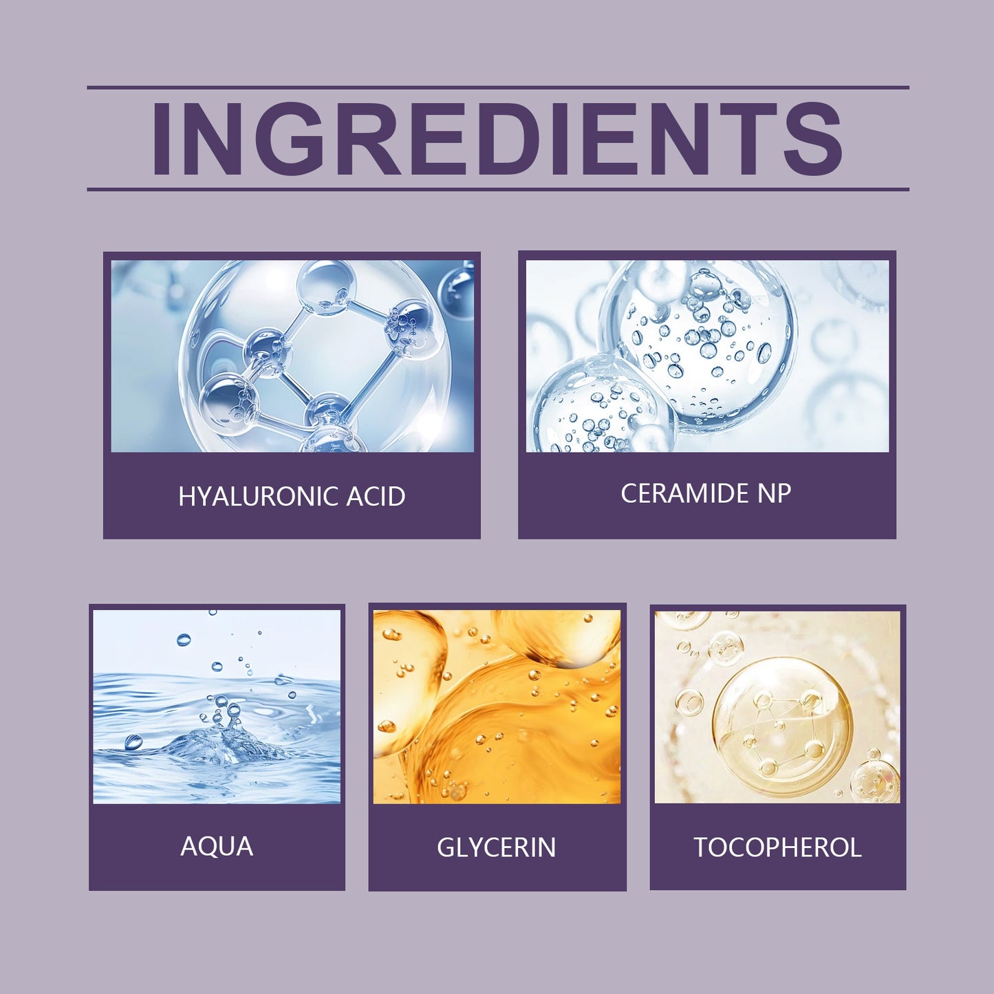 Hyaluronic Acid Facial Serum - Moisturizing & Hydrating Skin Care 30ml