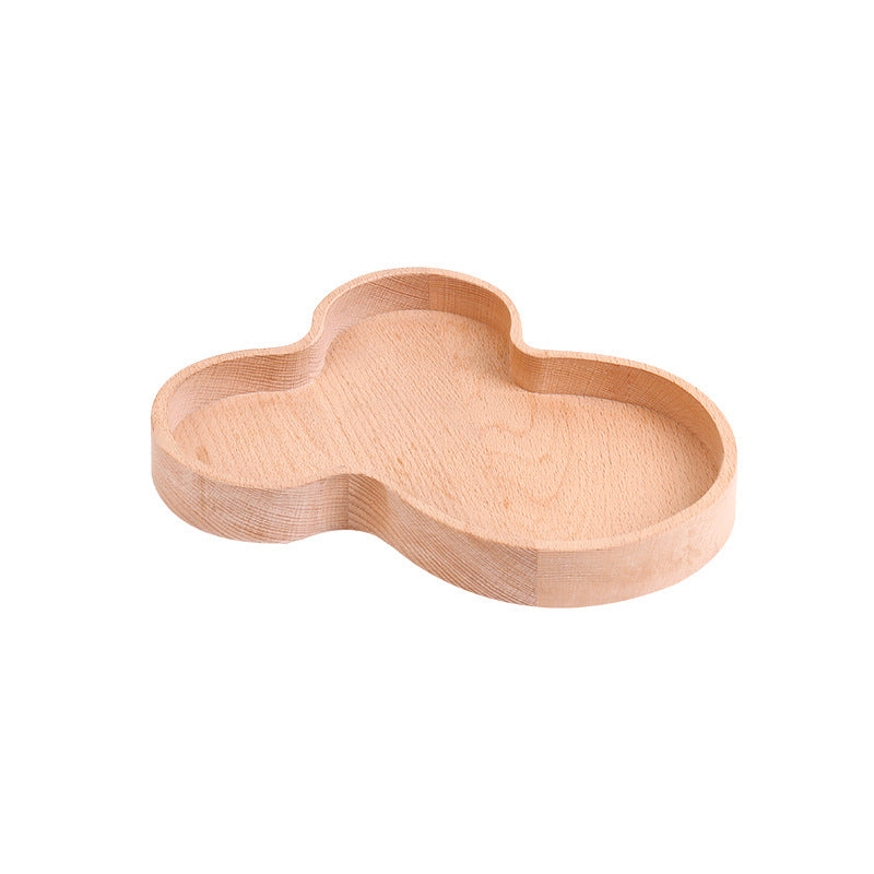 Wooden Dim Sum Plate Ornaments - Modern Home Decor, Gift Idea