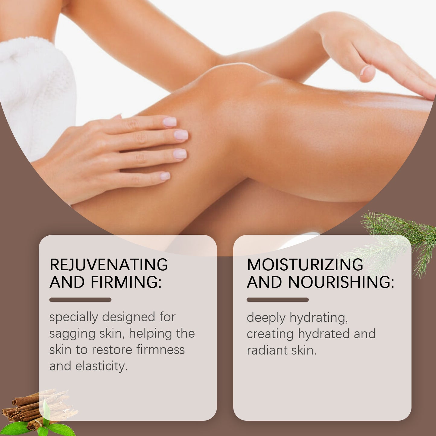 Firming Body Moisturizing Cream with Vitamin E & Cedarwood Oil