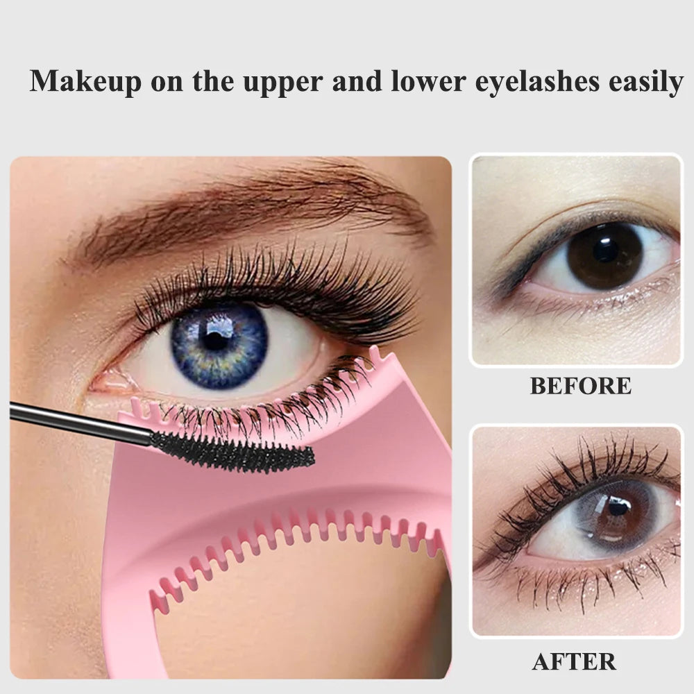 3-in-1 Silicone Eyeliner and Mascara Guard Makeup Applicator Tool