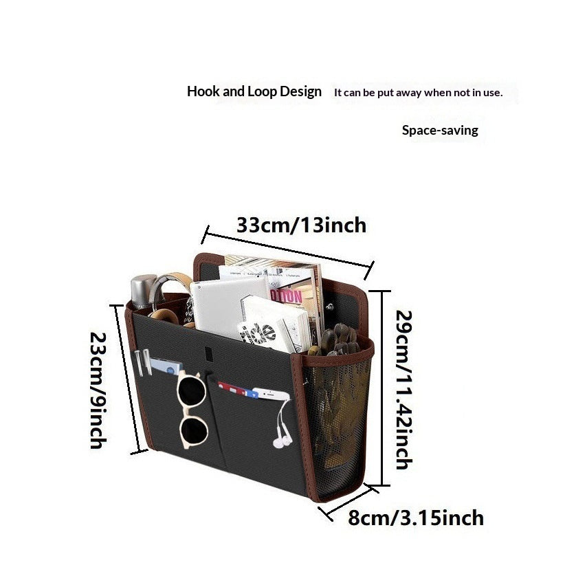 Wall-Mounted Fabric Storage Organizer for RV Door - Modern & Space-Saving