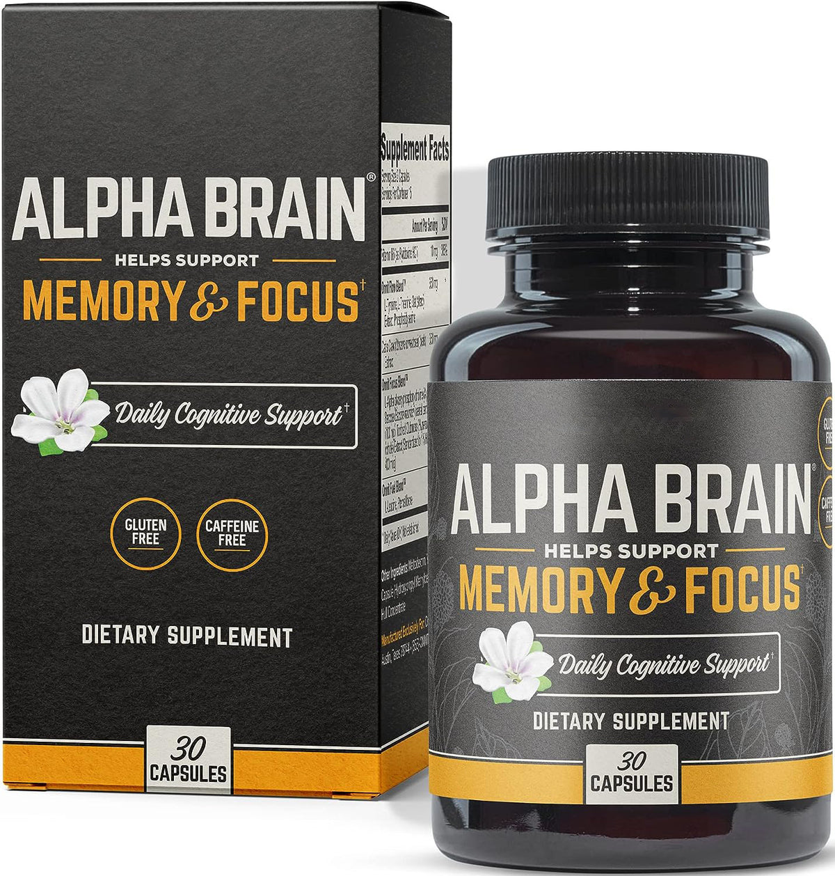 Brain Support Supplement Capsules - 30 Tablets