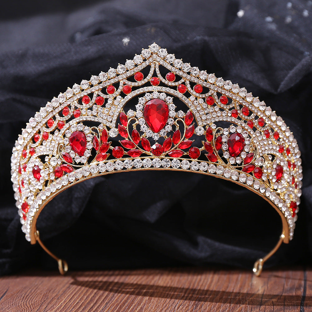 Rhinestone Bride Crown Headwear