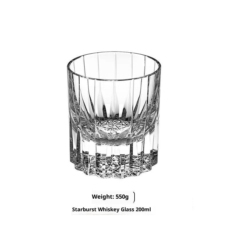 Elegant Crystal Wine Glass Set - Multiple Styles & Sizes