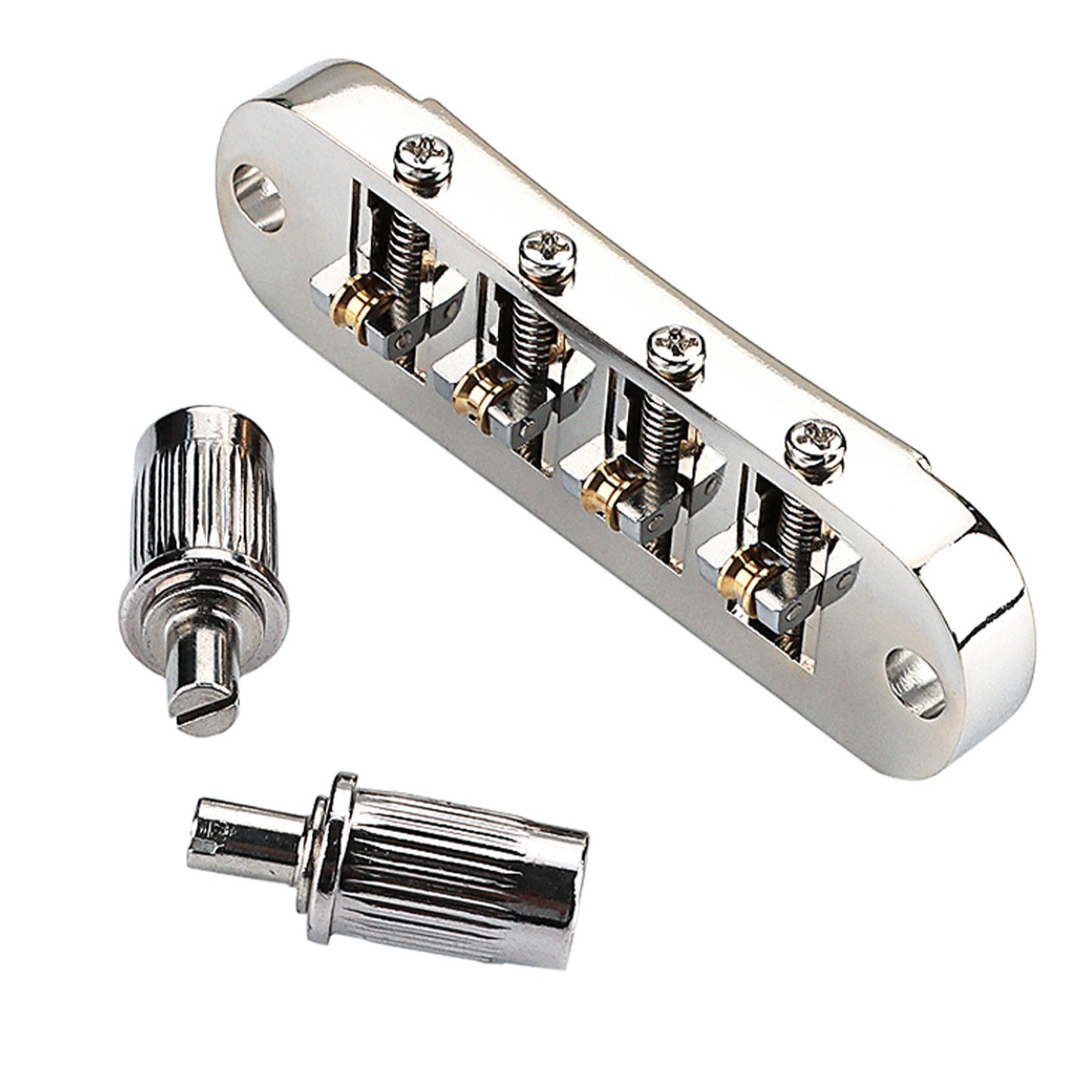 Roller Saddle Bridge Replacement Lightweight 4 String Guitar For Bass
