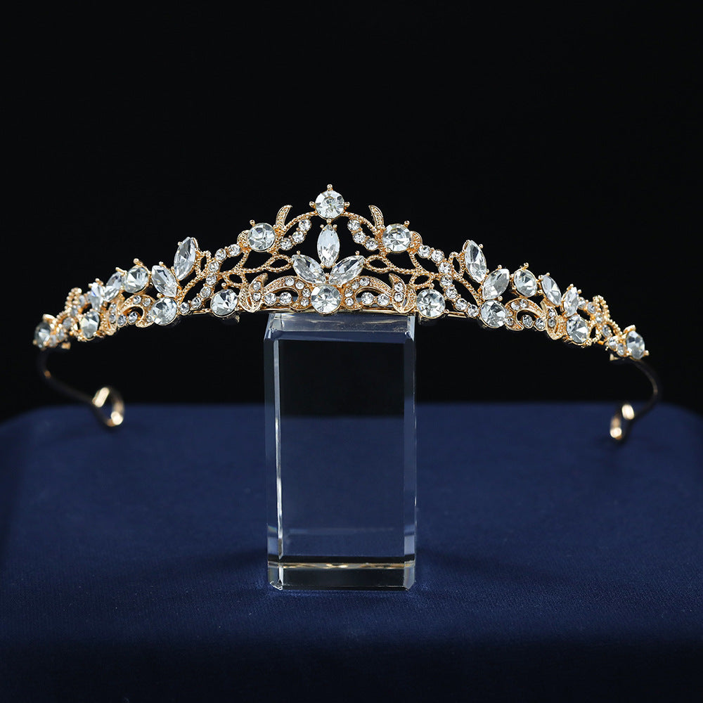 Diamond Crown Hairband - Rhinestone Tiara Headpiece