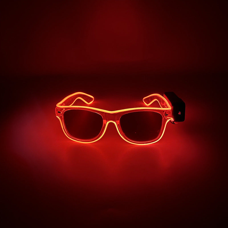 LED Goggles Nightclub Dance Party Props - Colorful Light-up Costume Accessories