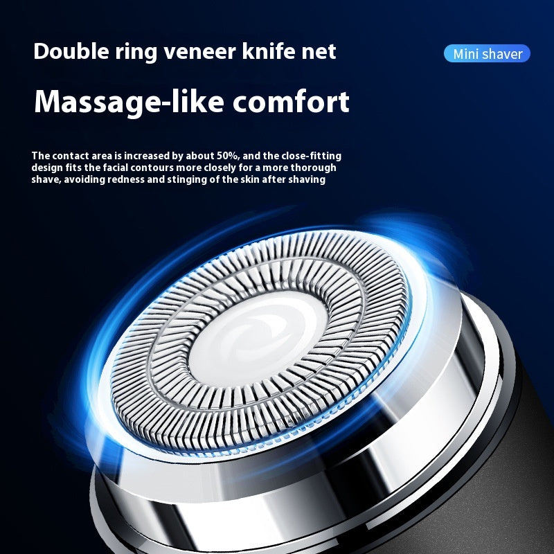 Rechargeable Electric Body Shaver with Floating Cutter Head