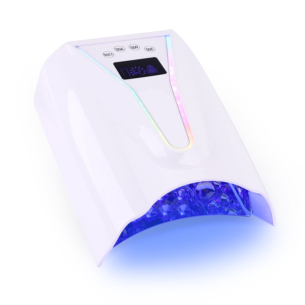 Portable Infrared Nail Phototherapy Lamp - Hand & Finger Care, 128W