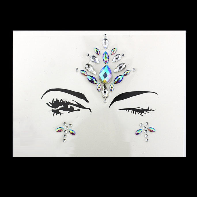 Pearl and Crystal Nail Art Stickers Set for DIY Manicure and Decor