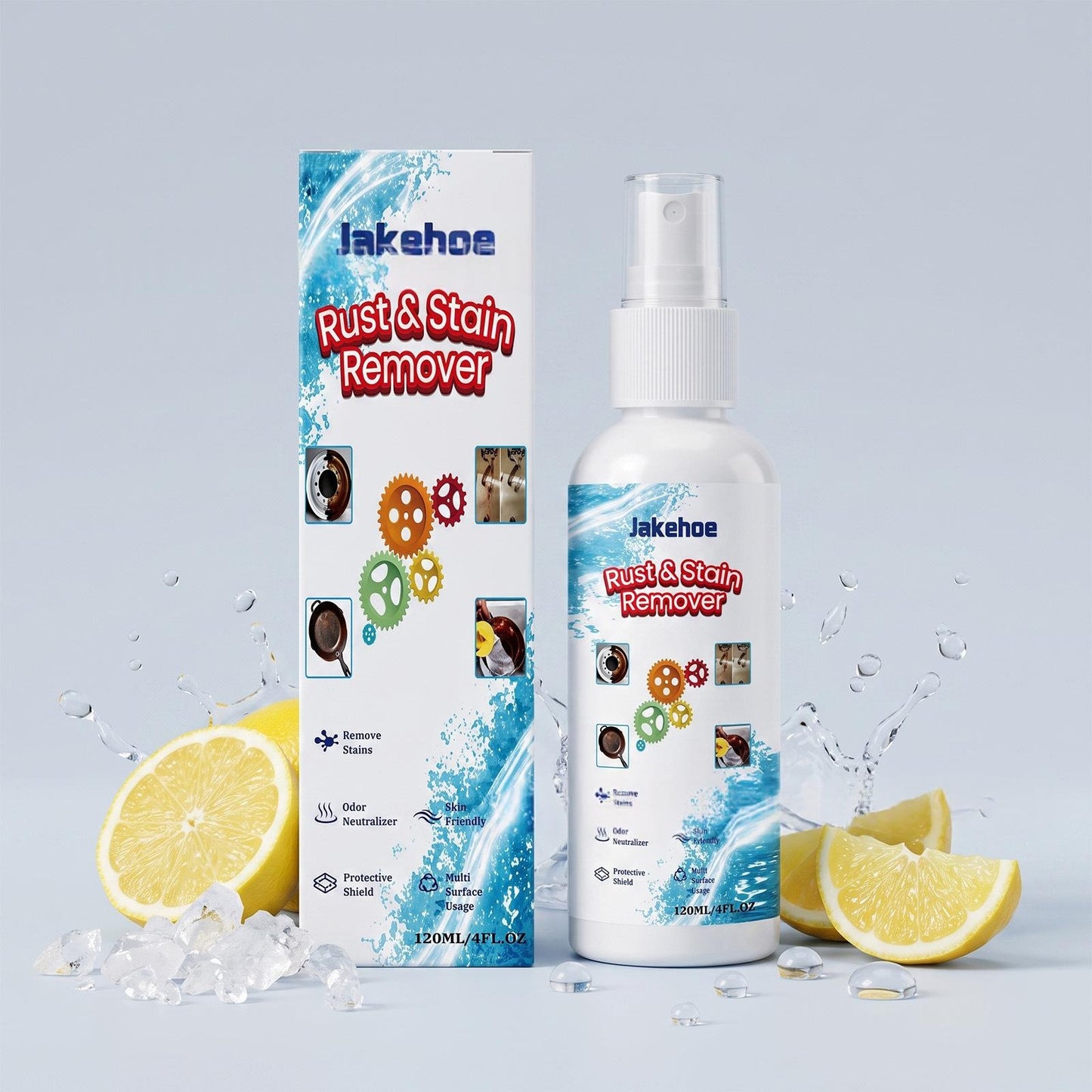 Rust and Stain Remover - 120ML Multi-Purpose Household Cleaner