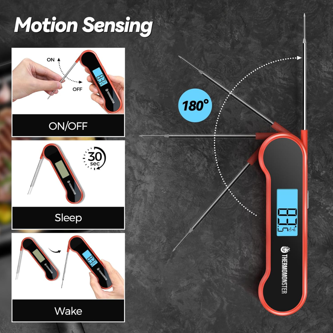 Digital Cooking Thermometer with Instant Read Precision