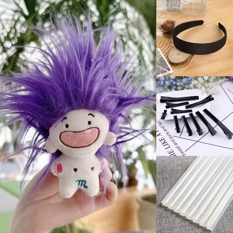 Plush Doll Hair Band Handmade Hair Accessory for Kids and Adults
