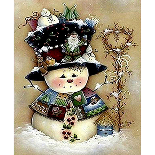 Diamond Painting Kit for Christmas Cats - Square or Round Diamant Art