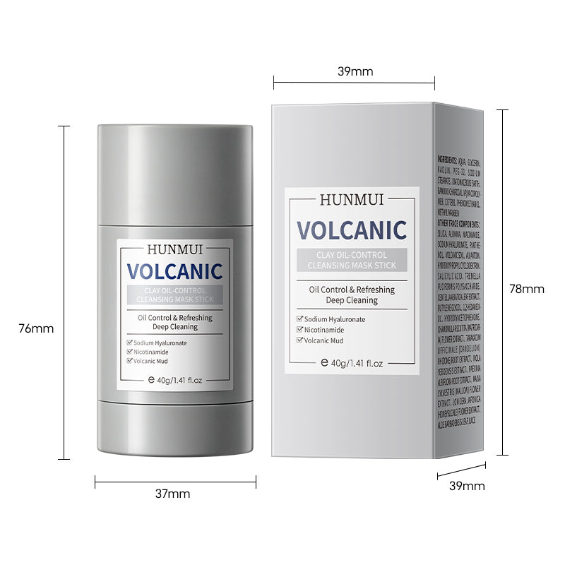 Volcanic Mud Cleansing Stick - 40g Blackhead & Pore Refiner