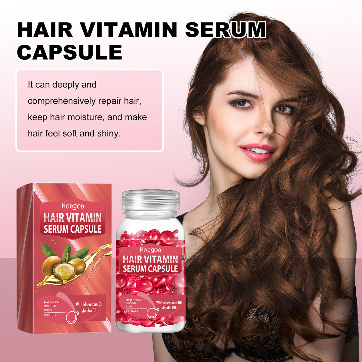 Hair Essential Oil Care Capsule - 30 Pieces