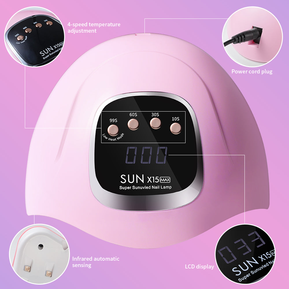 Professional UV LED Nail Lamp - Fast Drying Gel Polish Light for Manicures