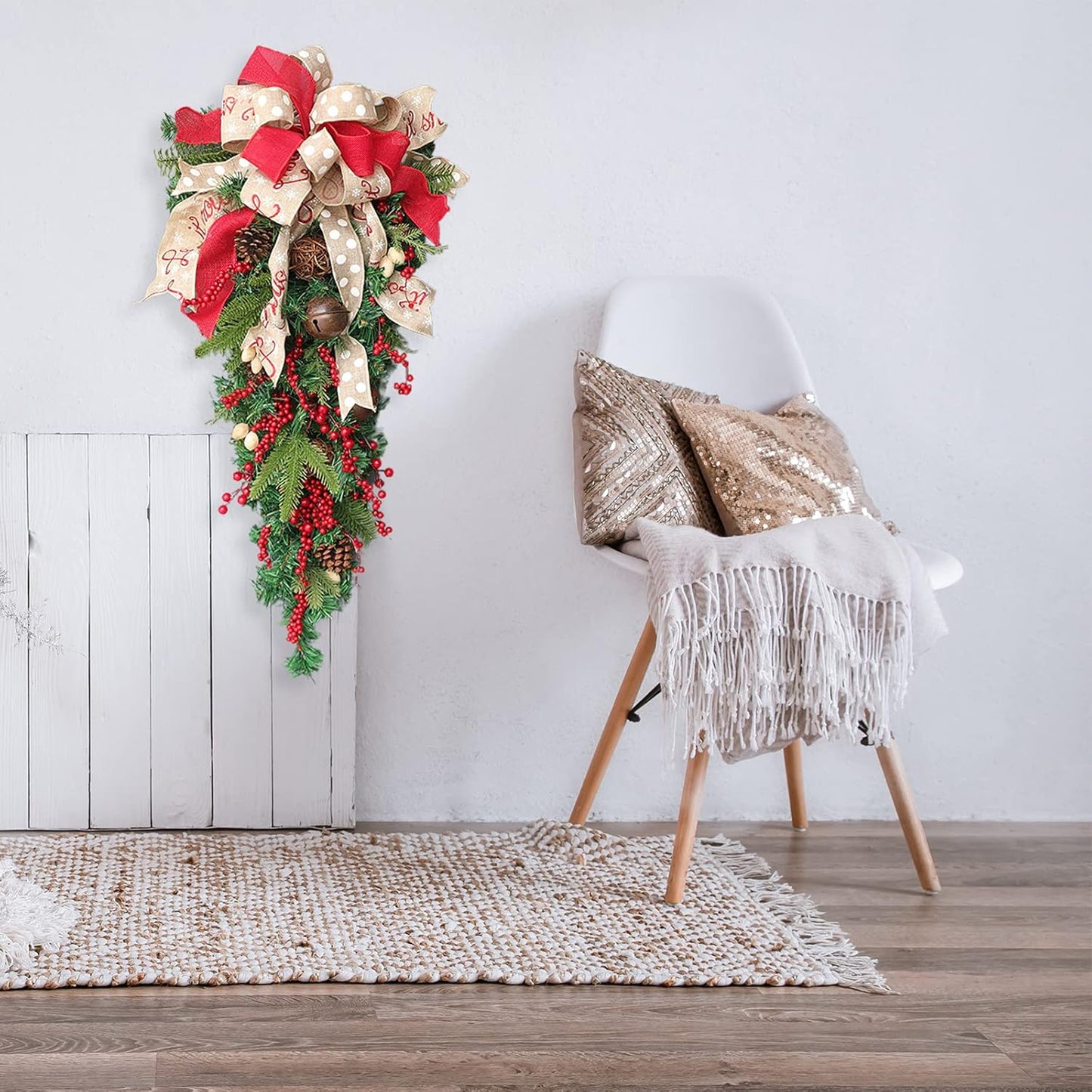 1PC Christmas Door Hanging Decoration - Holiday Accessory
